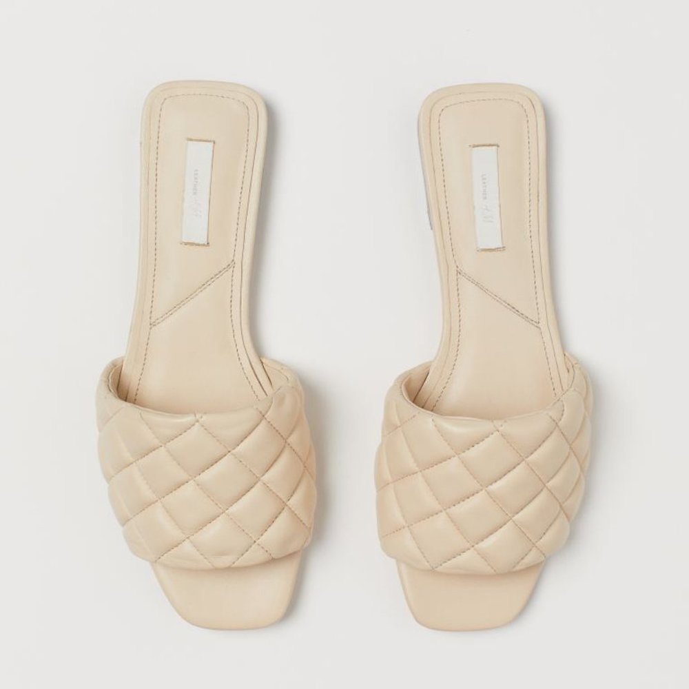 H&M Leather Slides 7